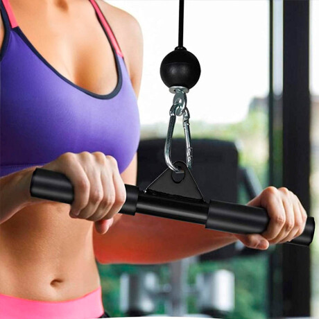 Set Polea Alta+ Linga + Barra Mancuerna Remo Gimnasio Set Polea Alta+ Linga + Barra Mancuerna Remo Gimnasio