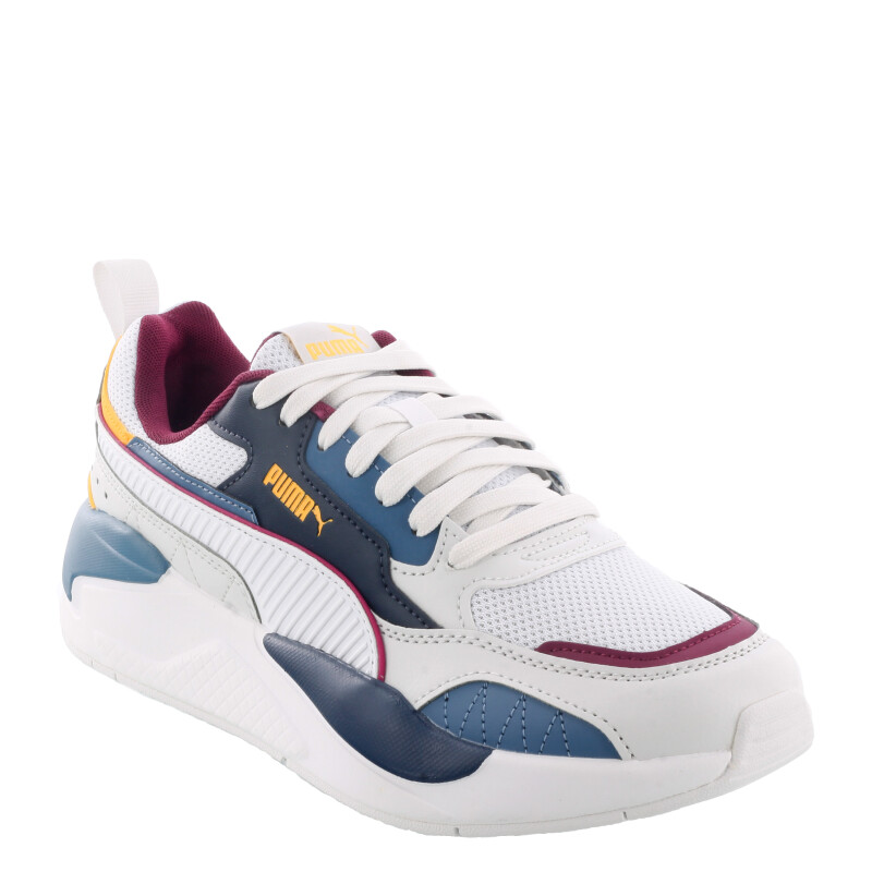 Championes de Hombre Puma X-Ray 2 Square Blanco - Azul - Bordó