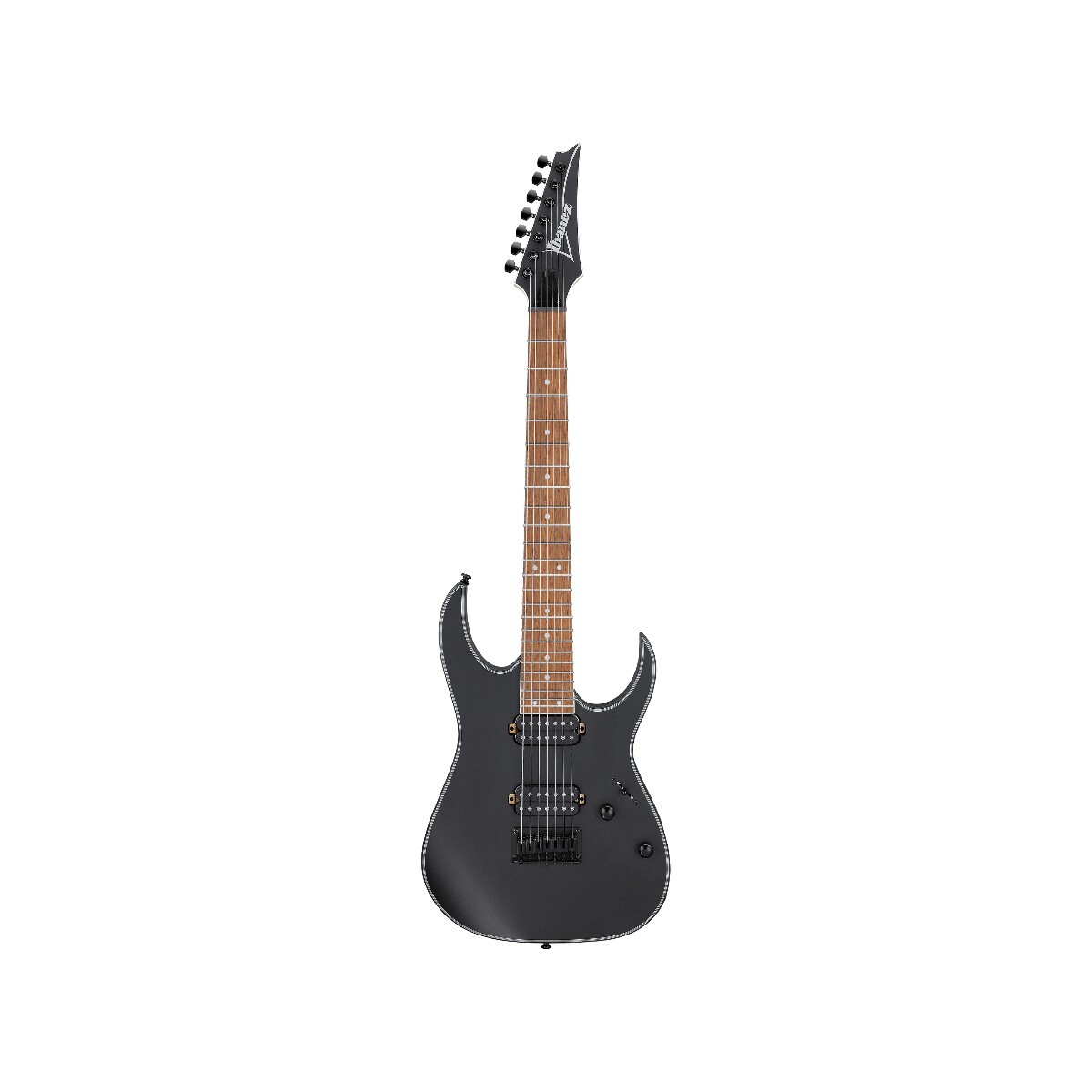 Guitarra Electrica Ibanez Rg7421ex-bkf Black Flat 7st 
