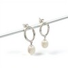 Caravanas Óvalo Perlas-Plata 925-Con Perla-CA3208 conperla