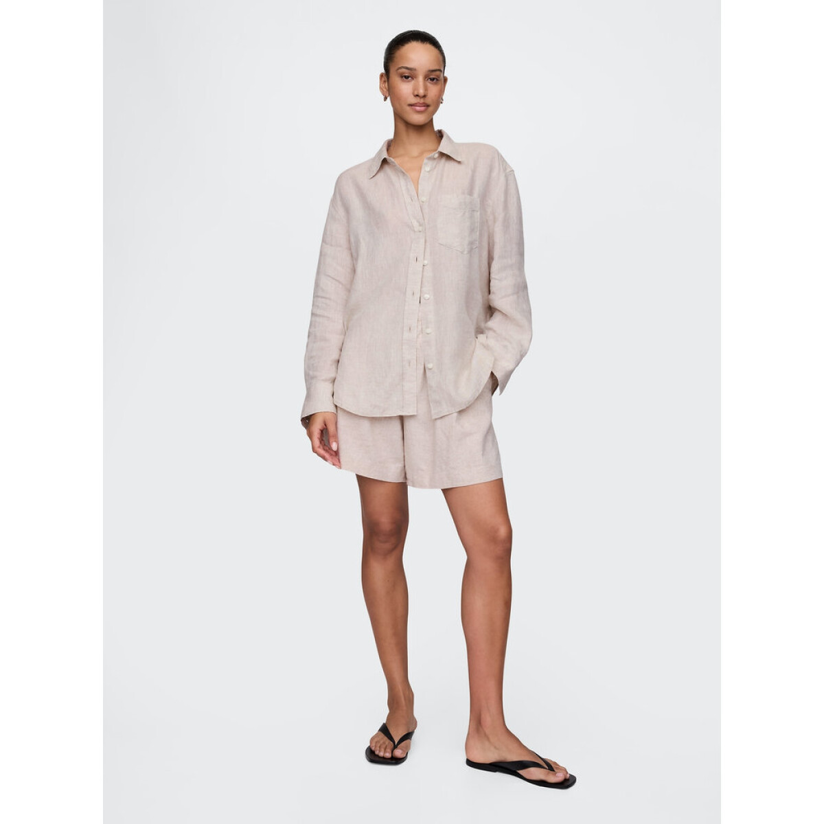 365 LINEN SHORT - FLAX LINEN 
