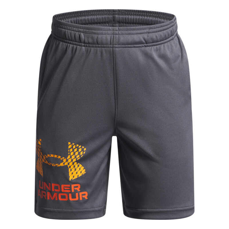 UA Tech Logo Shorts-GRN GRY-026