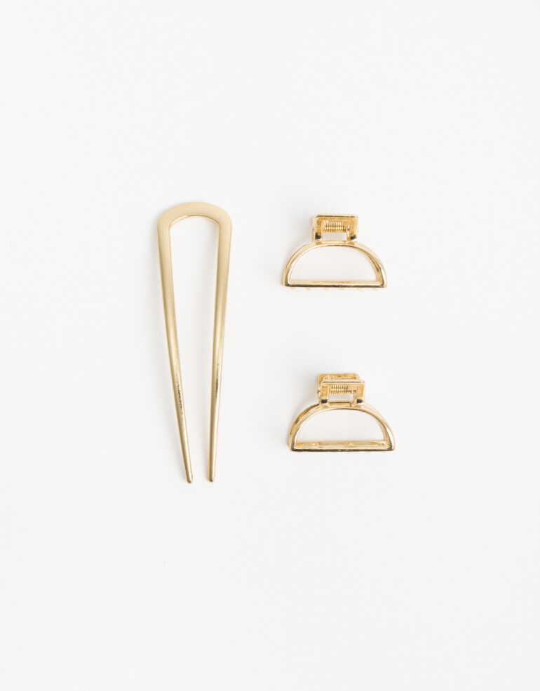 Accesorios Pelo Set Accesorios Pelo Set - Dorado