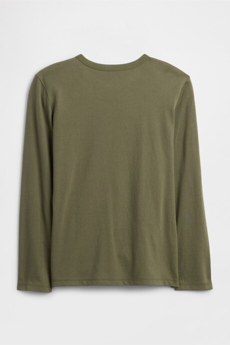 Remera Gráfico Niño Olive Night