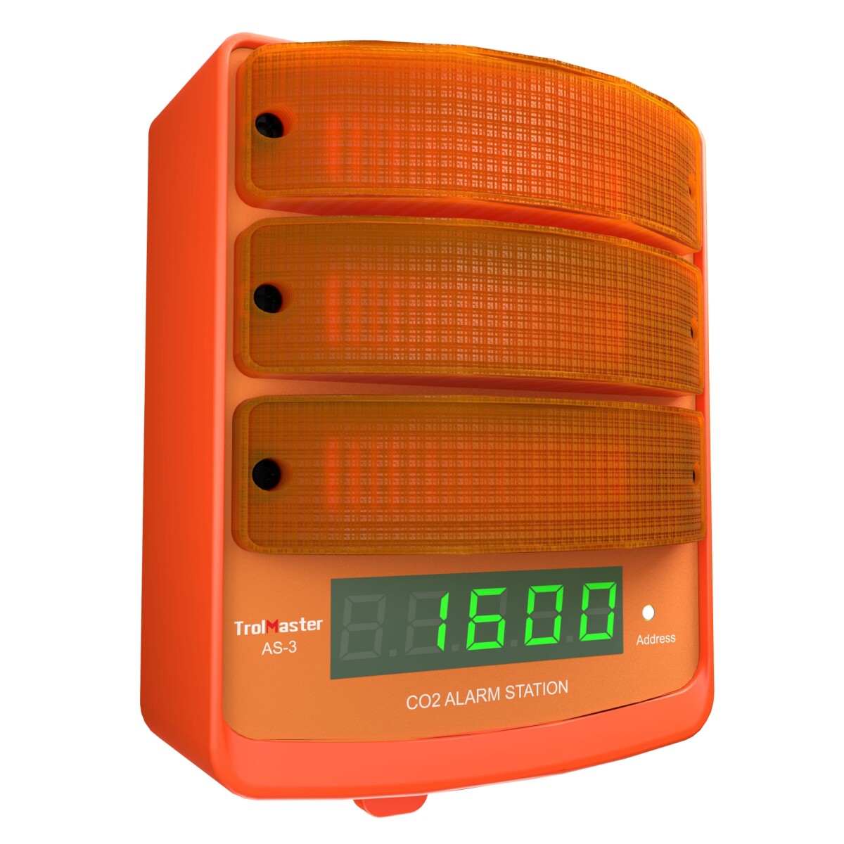 CO2 ALARM STATION (AUDIO/VISUAL) WITH CABLE SET - AS-3 