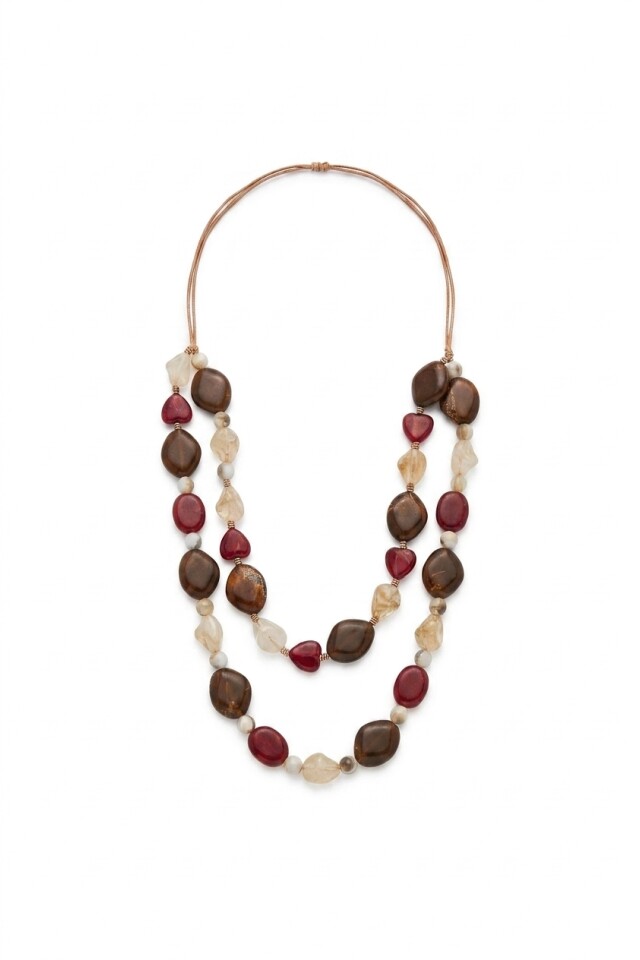 Collar multicolor chocolate