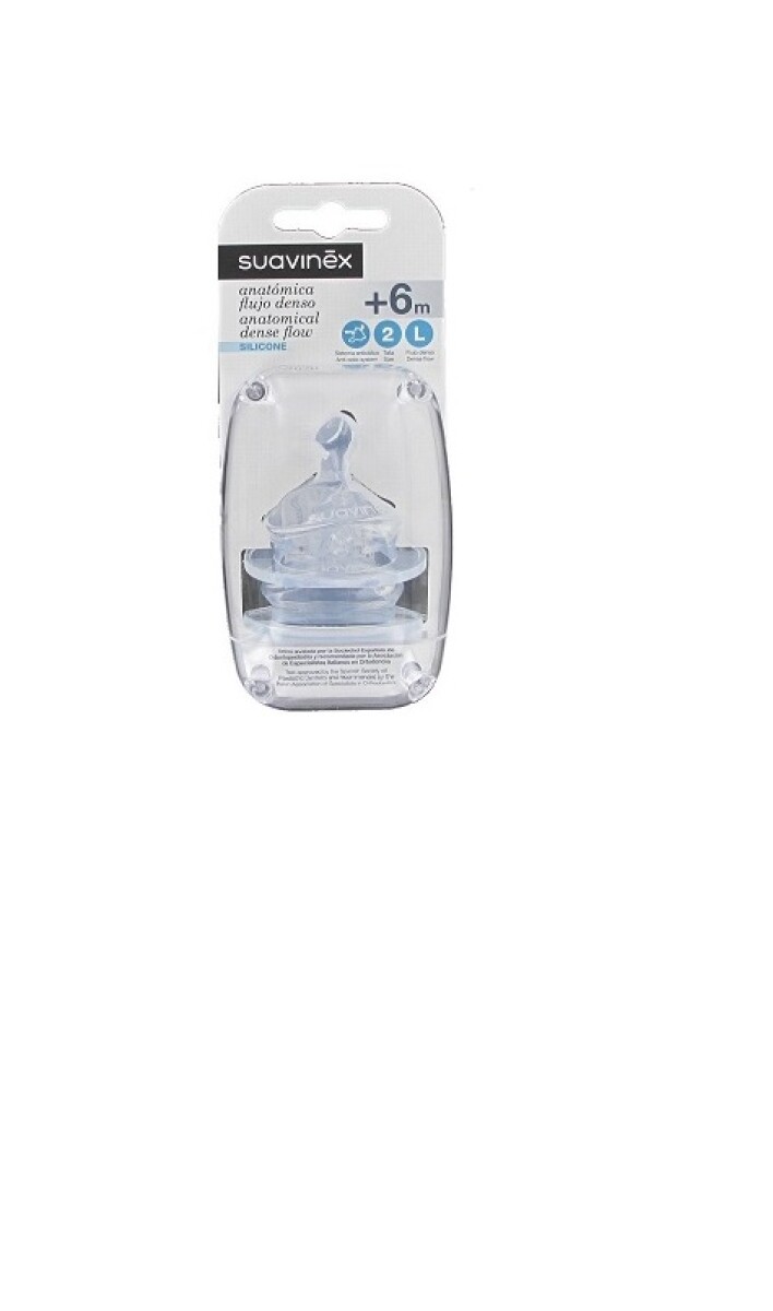 Set Tetina Anatómica Suavinex - Talle 6+ Flujo L 