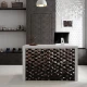 Mosaico Hexagonal De Acero Inox Color Rose Gold 25.8X29.8 000