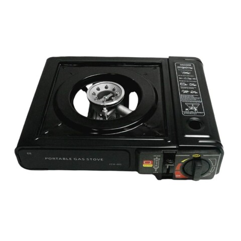 ANAFE PORTATIL A GAS 1 HORNALLA GAS - CAMPING Negro