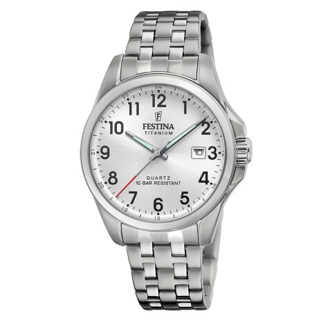 Reloj Festina F20696/1 para hombre con correa de acero Blanco