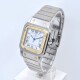 Cartier Santos Carree 2961 Automático 29 mm acero y oro , esfera blanca y números romanos con estuche Cartier Santos Carree 2961 Automático 29 mm acero y oro , esfera blanca y números romanos con estuche