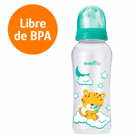 Mamadera Evenflo Dreams Bebés 3-12M 240Ml Tetina Flujo Medio Verde