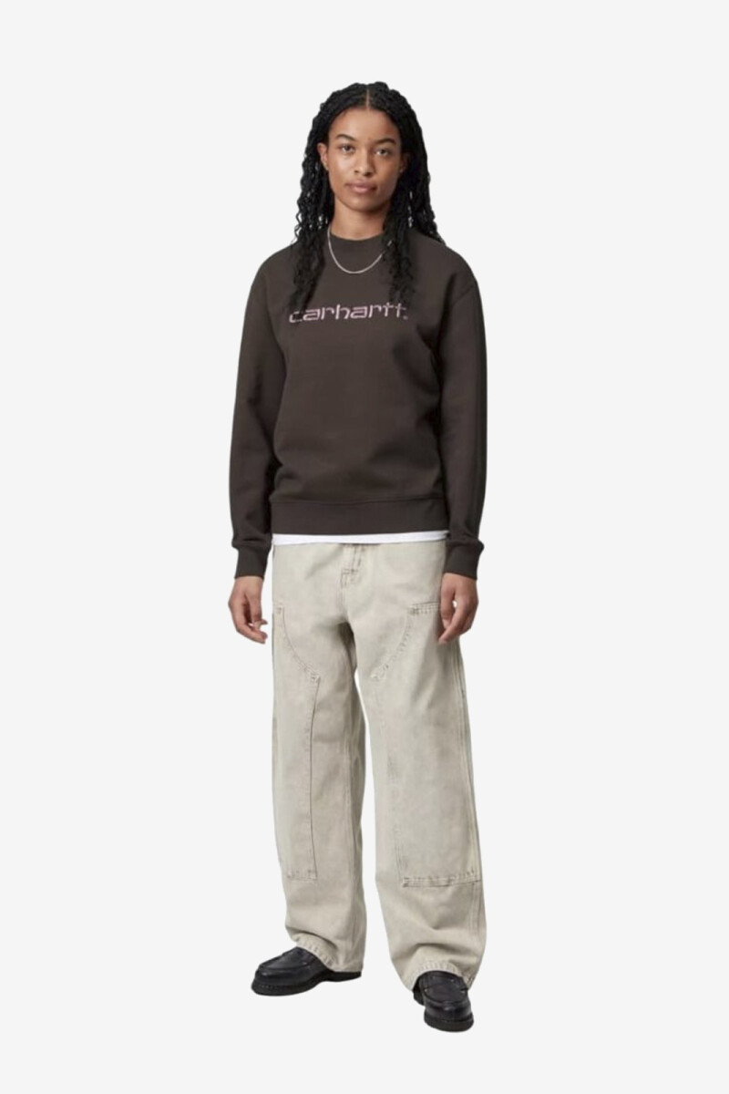 W' CARHARTT SWEAT Marron