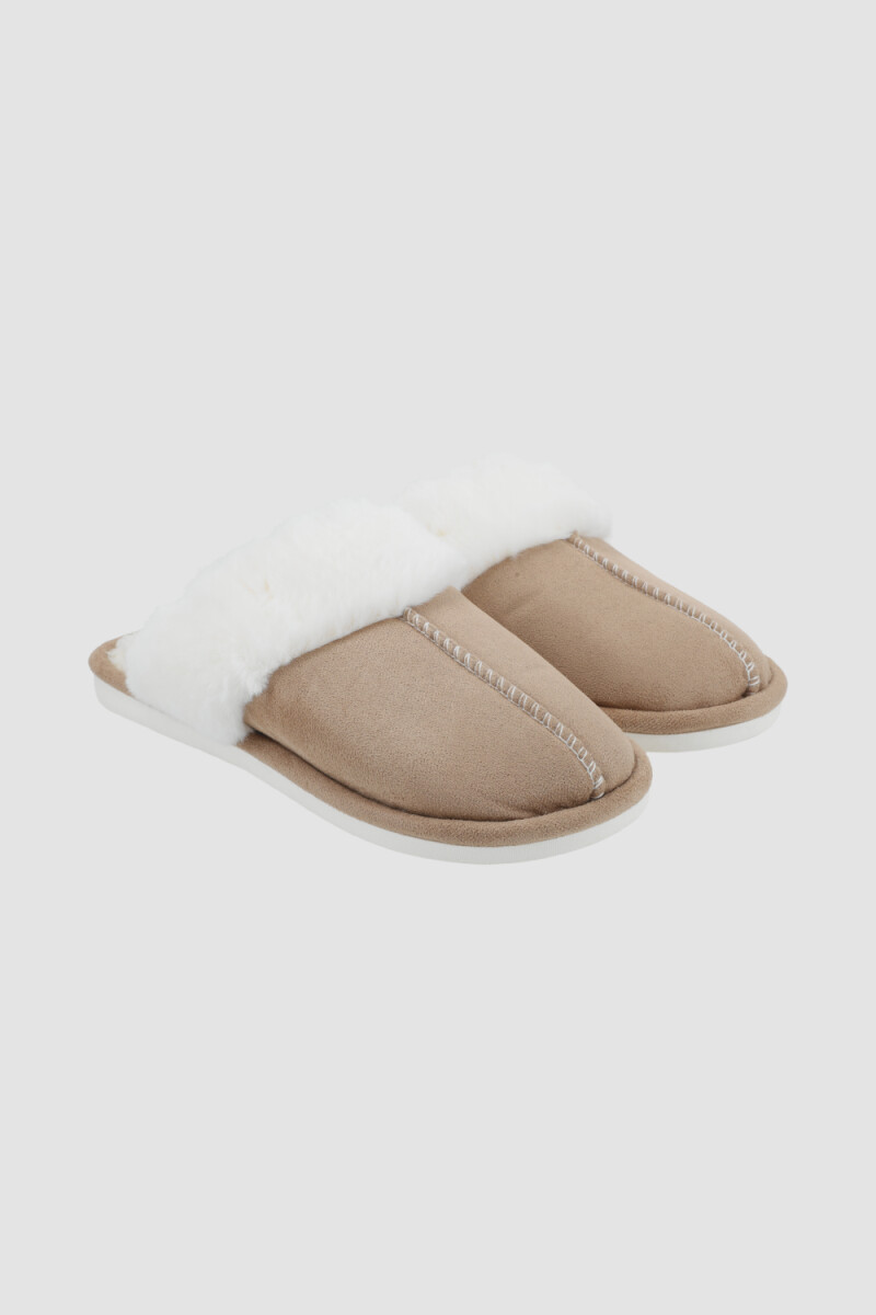 Pantufla warm slippers - Beige 