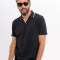 Remera m/c pique negro