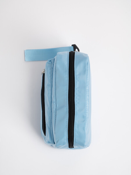 Necessaire con bolsillo Celeste