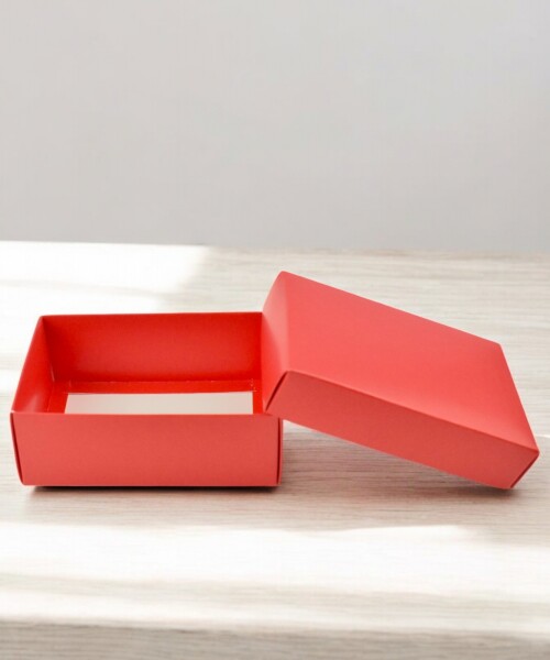 Caja Rectangular 8x12x4,5 cm ROJO