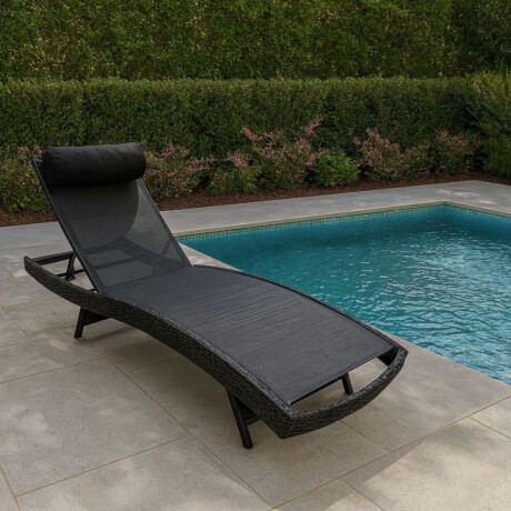 Reposera Milano Negro