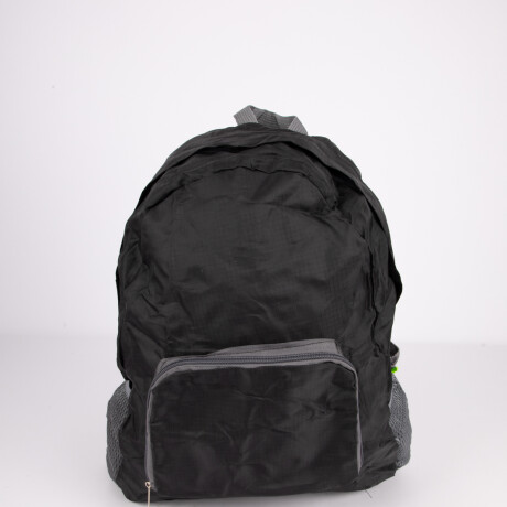 MOCHILA PLEGABLE VIAJE Negro