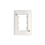 Caja de adosar de 3 módulos color blanco puro Sica ELE07585
