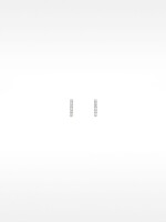 Pendientes De Plata 925 Con Cristales plateado