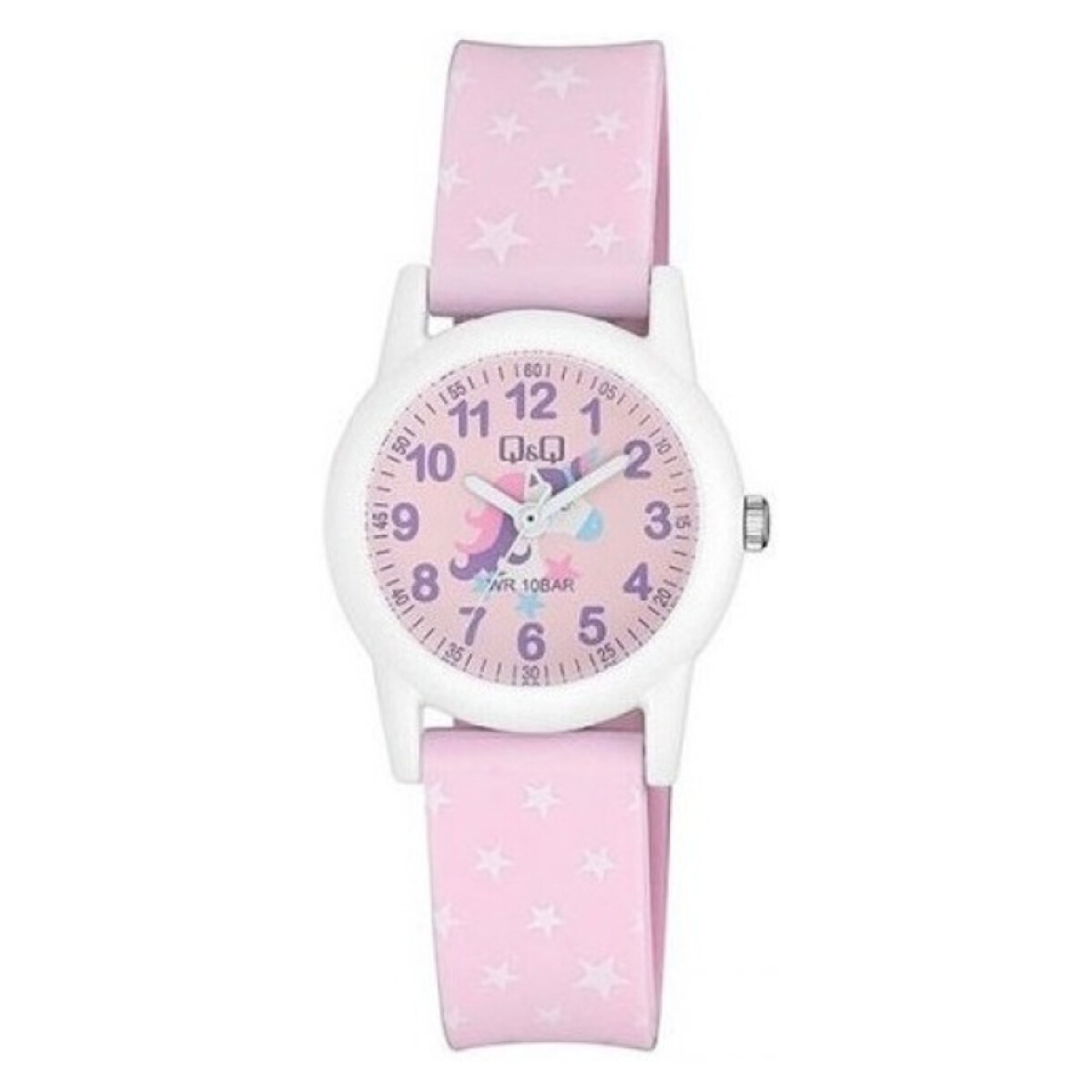 Reloj Pulsera Q q An logo Infantil Pu VR99J013Y LILA ROSA