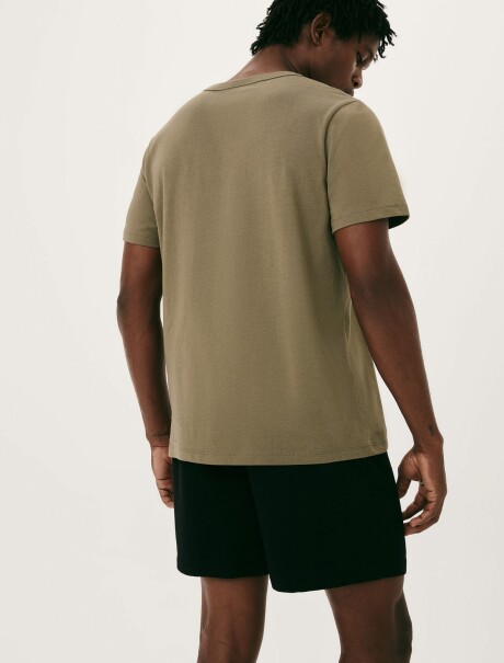 PIJAMA DE ALGODÓN VERDE