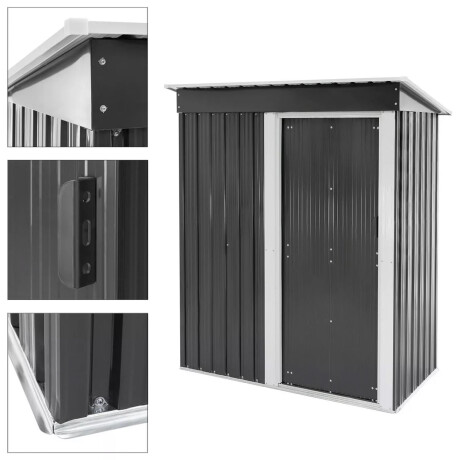 Galpón Ecodrop Prefabricado Reforzado 1,6M2 + Alarma Galpón Ecodrop Prefabricado Reforzado 1,6M2 + Alarma