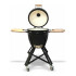 Horno Kamado A Carbón Cerámica Refractaria Parrilla 39cm PARRILLA FIRE KING KAMADO 18" NEGRO T18