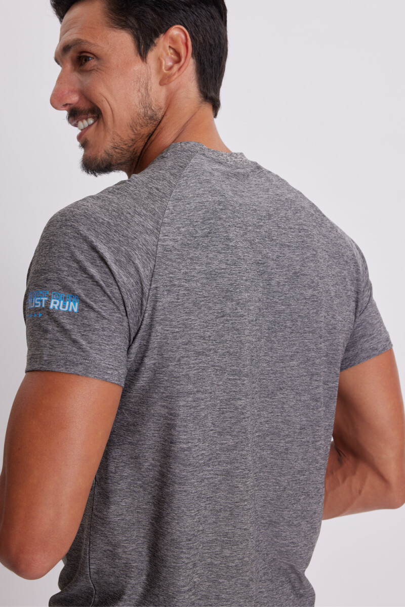 Remera manga corta Fitness Gris