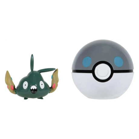 Figura Pokémon Clip 'N' Go - Trubbish y Heavy Ball Figura Pokémon Clip 'N' Go - Trubbish y Heavy Ball