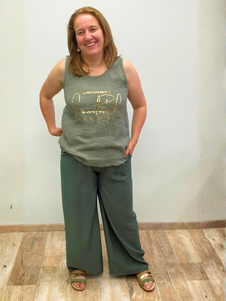 Palazzo Italiano con Cinto - Verde 