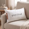 Almohadon Deco 60x36 Tusor - Pilar Gratitud