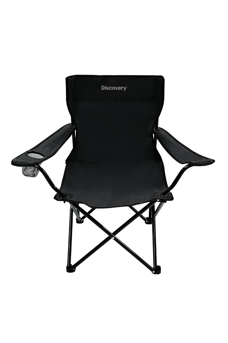 Silla Plegable de Camping Discovery - Negro 