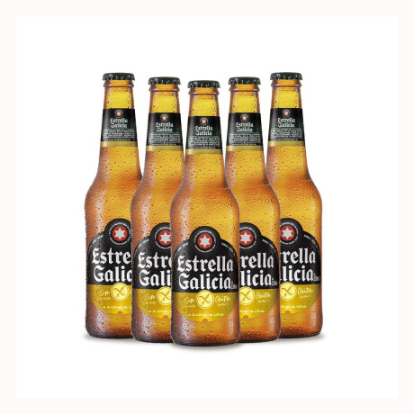 Cerveza Estrella Galicia sin Gluten 24 unidades 330 ml