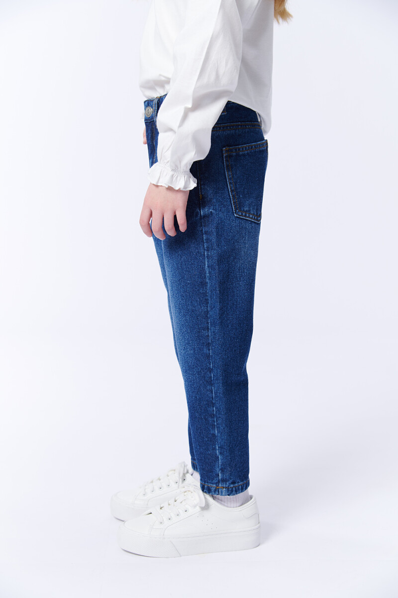 Pantalón Jean Slouchy Azul Medio