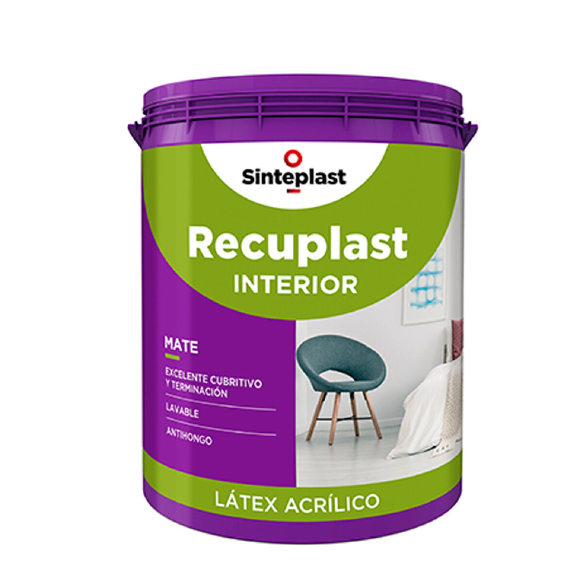 RECUPLAST INTERIOR MATE BLANCO 10LT SINTEPLAST ++ - N/a 