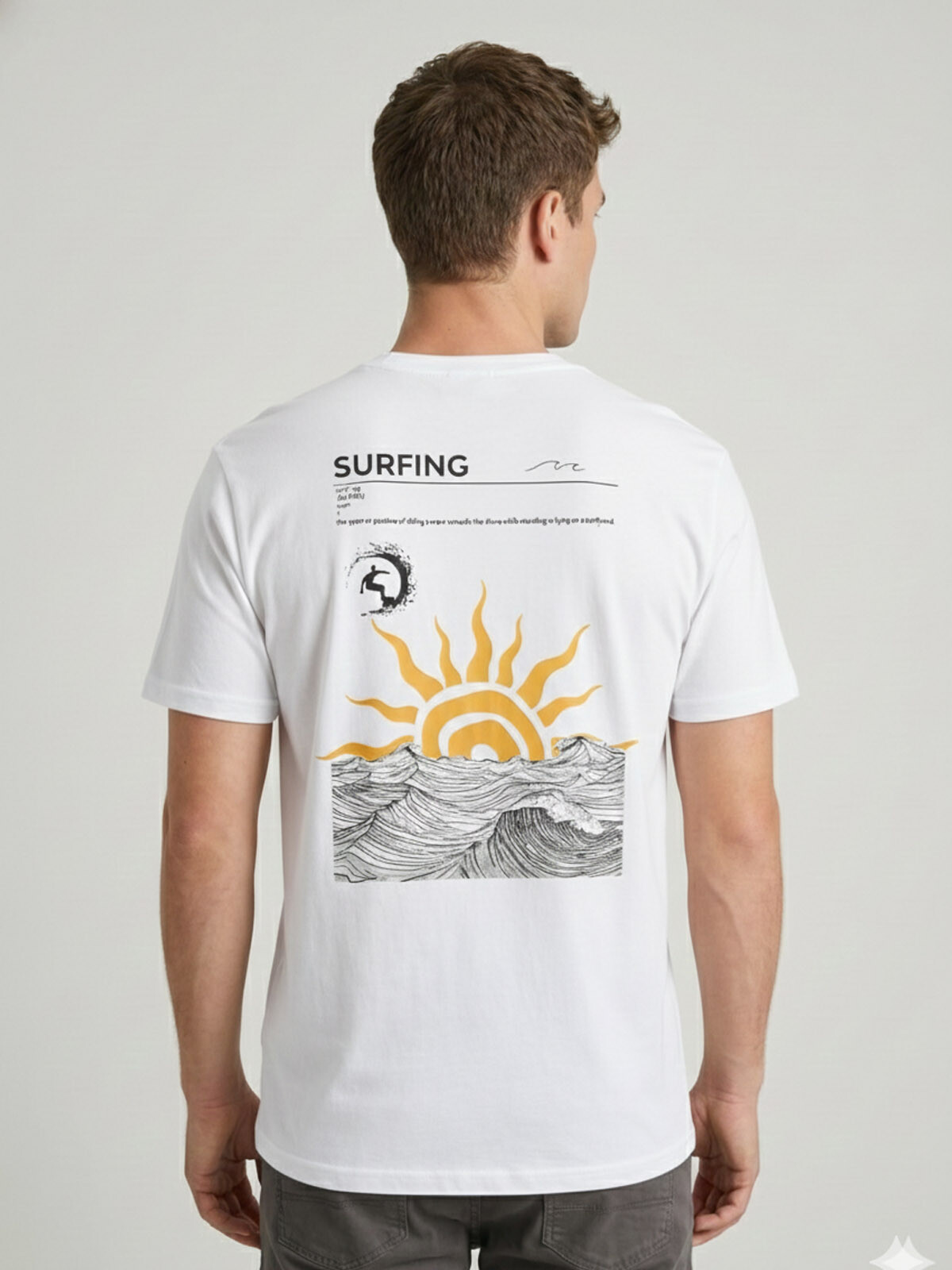 T-SHIRT SURFING BLANCO