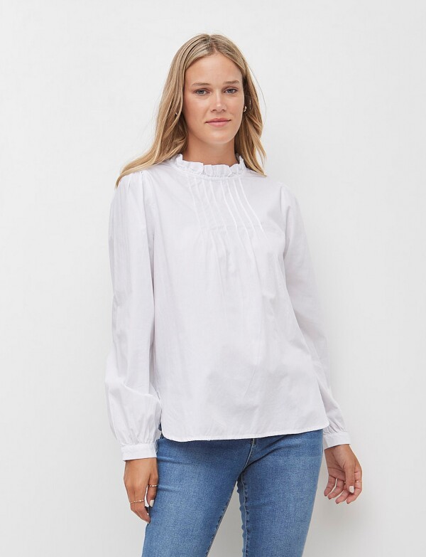 Blusa Algodon BLANCO