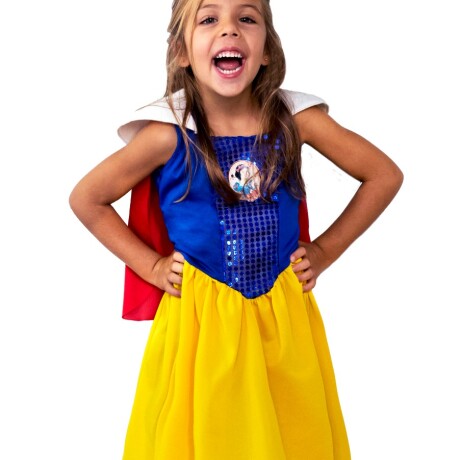 Disfraz Infantil Blancanieves AMARILLO-AZUL