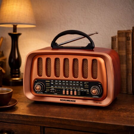 RADIO RETRO PORTATIL AM FM NORDMENDE NRD-RR30 RADIO RETRO PORTATIL AM FM NORDMENDE NRD-RR30