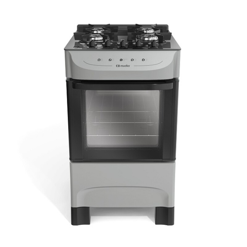 Cocina a Gas 4H Mueller Hamburgo Titanio / Plata Cocina a Gas 4H Mueller Hamburgo Titanio / Plata