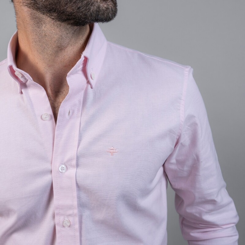 Camisa Oxford Rosa
