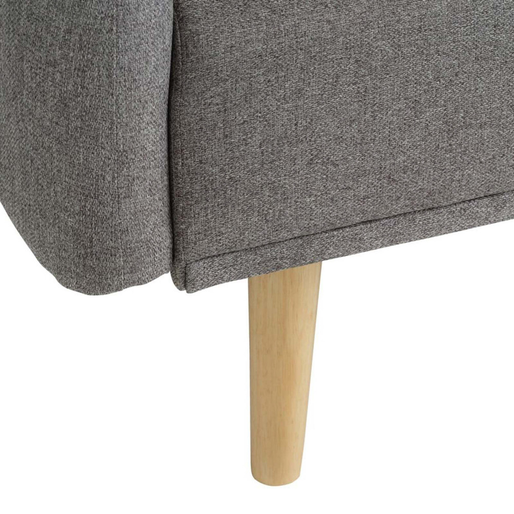 SOFÁ CAMA MADERA-Y-TELA GRIS ZAMORA