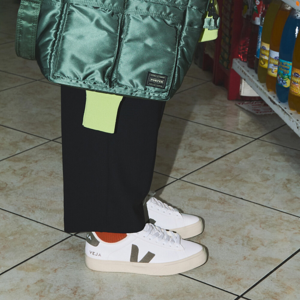 Zapatillas Veja Campo Hombre Blanco