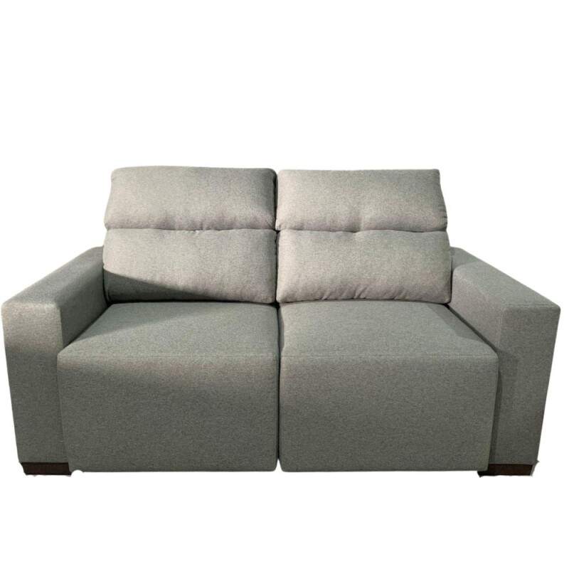 San Bernardo Liso – Sofá Reclinable con Asientos Retráctiles 1.80 - Gris