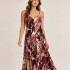 VESTIDO PLISADO BORDO