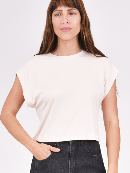 REMERA ZARAGOZA CREMA