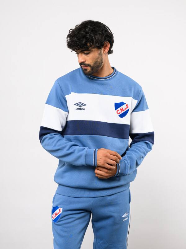 Buzo Grav Nacional Hombre PAzul Marino, Blanco