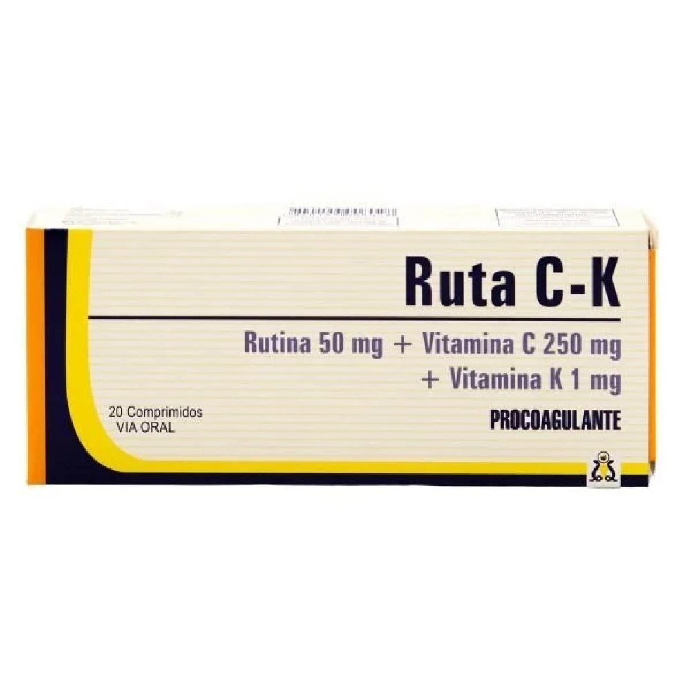 RUTA CK CJ X 20 COMPRIMIDOS